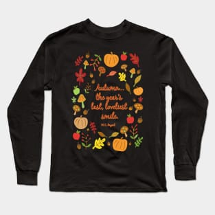 Autumn Smile Long Sleeve T-Shirt